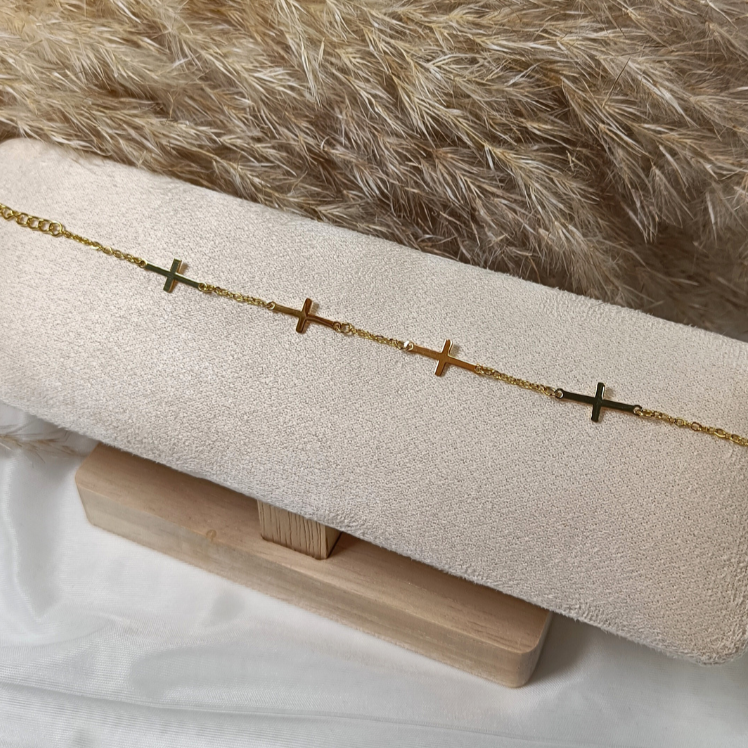 Crossline Bracelet - Armona jewelry